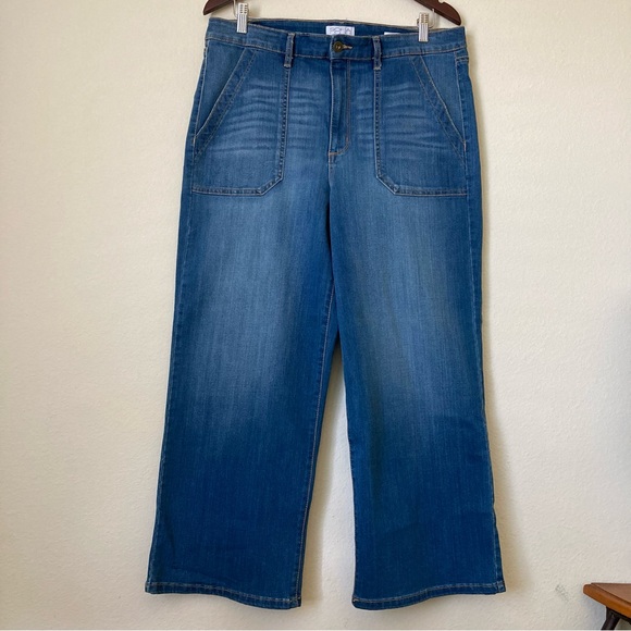 Sofia Jean By Sofia Vergara Luisa Wide Leg Crop | New without Tags - Picture 3 of 9